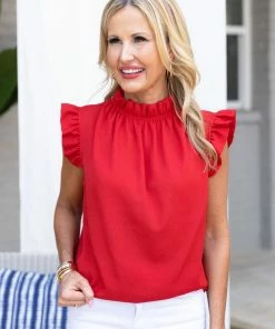 2 Hearts Kennedy Top- Red