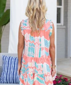 PINCH Maggi Dress- Coral Dresses