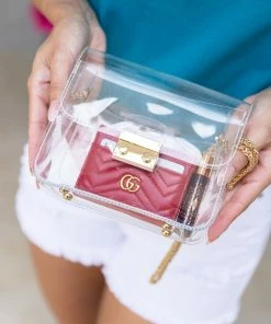 Purse Plus Grad Gifts Bristol Stadium Bag- Gold