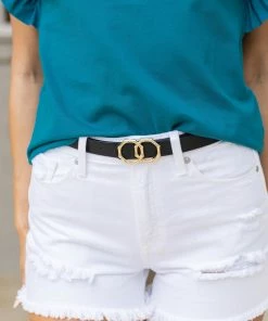 Caroline Hill Milly Belt- Black Accessories