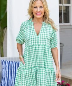 Dresses Gabby Dress- Green By BB Dakota