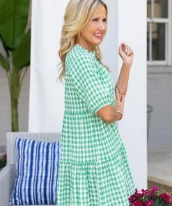 Dresses Gabby Dress- Green By BB Dakota