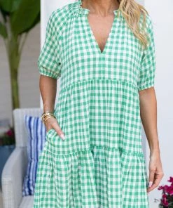 Dresses Gabby Dress- Green By BB Dakota