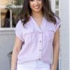 Love Tree Tops Natalia Top- Lilac