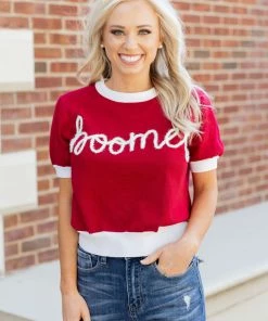Queen Of Sparkles Tops "Boomer" Sweater