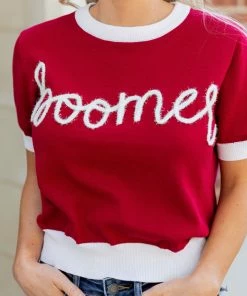 Queen Of Sparkles Tops "Boomer" Sweater