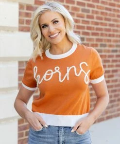 Queen Of Sparkles Tops "Horns" Sweater