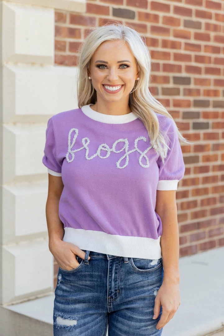 Queen Of Sparkles "Frogs" Sweater