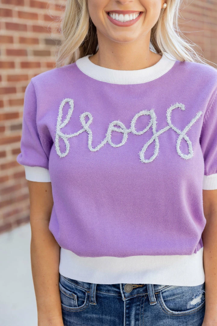 Queen Of Sparkles "Frogs" Sweater