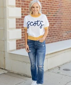 Queen Of Sparkles Tops "Scots" Sweater