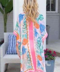 Trend Notes Summer Of Color Palm Leaf Kimono