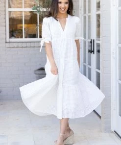 English Factory Lexi Dress- White Dresses