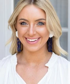 BMR Designs TCU Earrings