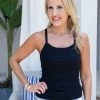 Apple Tree Alanna Cami- Black Tops
