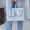 Like Dreams Jenna Bow Bag- Gray
