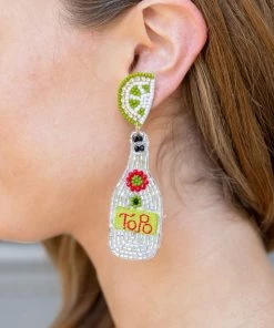 Wona Trading Topo Earrings - Lime