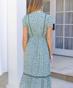 In Loom Heidi Dress- Sage