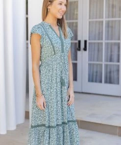 In Loom Heidi Dress- Sage