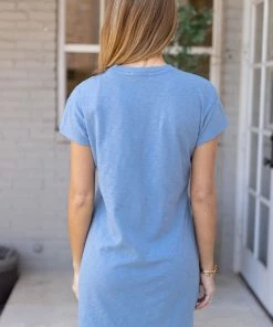 Modern Crew Tee Dress Ocean By Z Supply