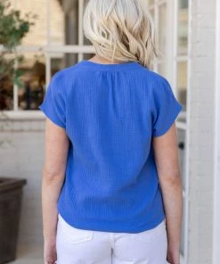 Lush Miley Top- Blue