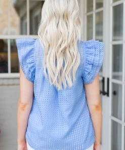 Entro Sofia Top- Blue