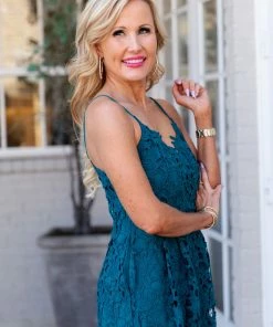 English Factory Julie Dress- Teal