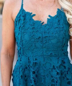 English Factory Julie Dress- Teal