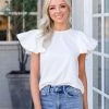 THML Riley Top- White Tops