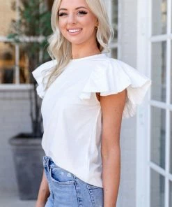 THML Riley Top- White Tops