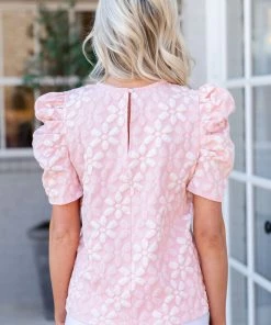 TCEC Tops Lydia Top- Pink