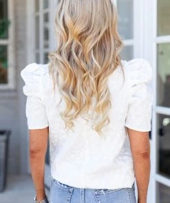 TCEC Tops Lydia Top- White