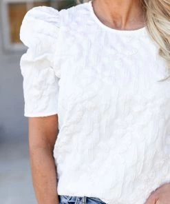 TCEC Tops Lydia Top- White