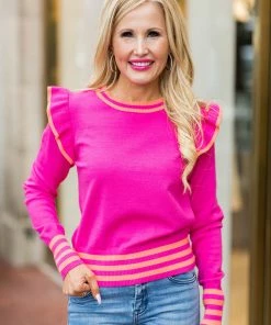 Fate Brenda Sweater- Pink