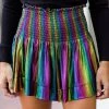 Queen Of Sparkles Queenie Black Rainbow Shorts Bottoms