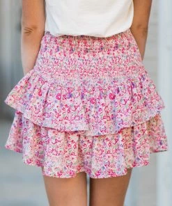 Entro Katey Skirt- Pink Bottoms