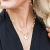 * Accessories Chloe Chain Lock Necklace