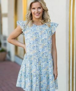 Hayden Dresses Priscilla Dress- Blue