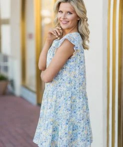 Hayden Dresses Priscilla Dress- Blue