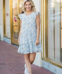 Hayden Dresses Priscilla Dress- Blue