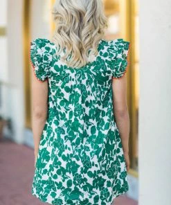THML Eileen Dress- Green