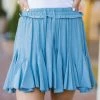 Entro Bottoms Fawn Skirt- Blue