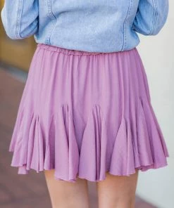 Entro Fawn Skirt- Blush Bottoms