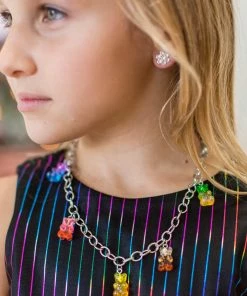 * Gummy Bear Charm Necklace Accessories