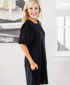 Ellison Amber Dress- Black Dresses