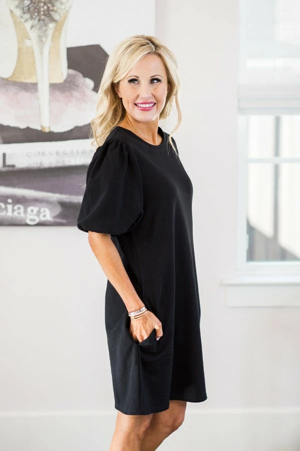 Ellison Amber Dress- Black Dresses