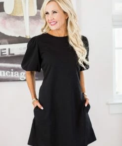 Ellison Amber Dress- Black Dresses