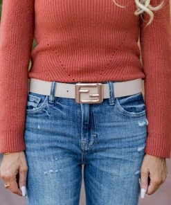 ICCO Accessories Felicia Belt- Taupe