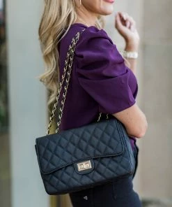 Bag Boutique Best Dressed Guest Coco Bag- Black