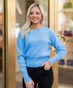 Molly Bracken Trisha Sweater- Blue