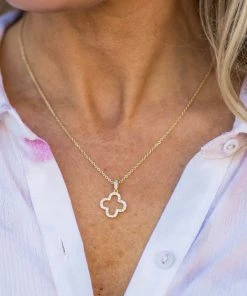 Ellison + Young Ashley Clover Necklace Accessories